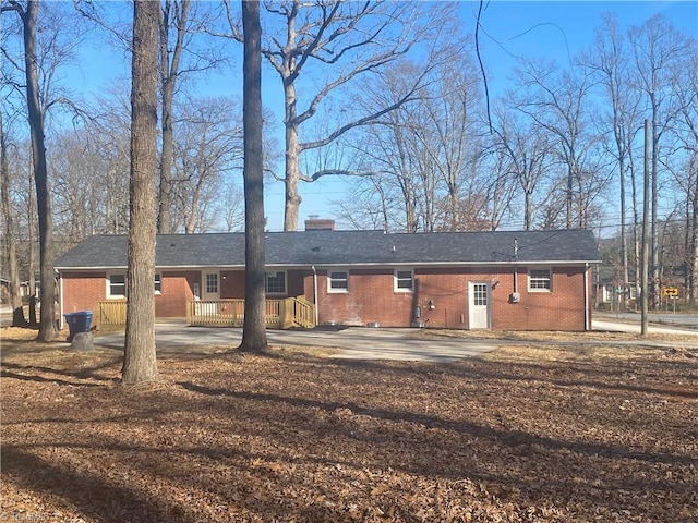 view of rear view of house