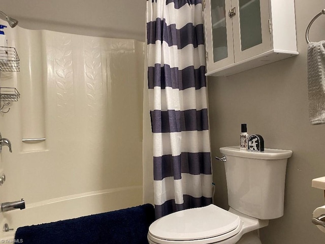 7533 Greenmeadow Dr, Tobaccoville, NC 27050 - bathroom with toilet and shower / tub combo