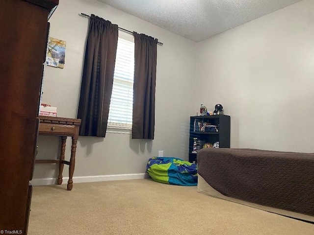 7533 Greenmeadow Dr, Tobaccoville, NC 27050 - bedroom with carpet, baseboards, and a textured ceiling