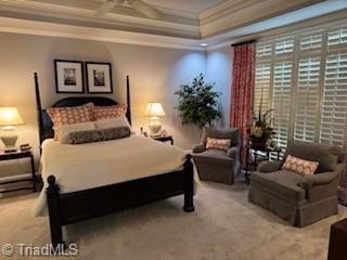 105 Finborough Ct, Kernersville, NC 27284 - bedroom featuring carpet flooring and ornamental molding