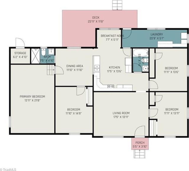 356 Davie Academy Rd, Mocksville, NC 27028 - room layout
