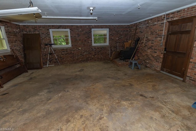 4984 US Highway 220, Asheboro, NC 27205 - basement featuring brick wall
