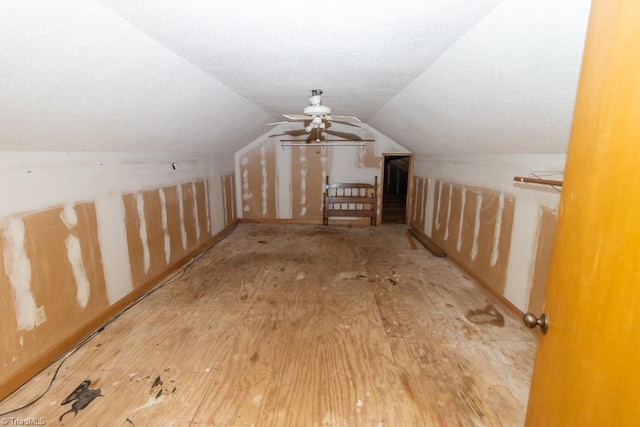 4984 US Highway 220, Asheboro, NC 27205 - bonus room with vaulted ceiling, a ceiling fan, and wood finished floors