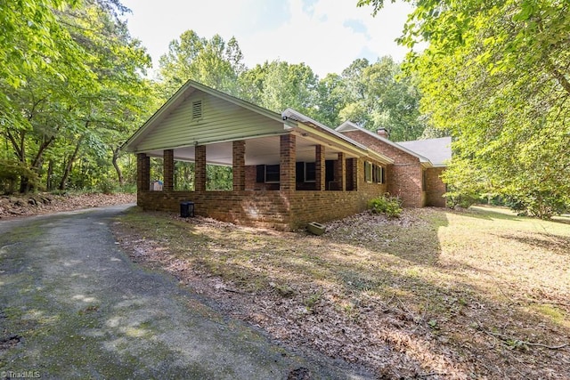 4984 US Highway 220, Asheboro, NC 27205 - view of front facade with brick siding and asphalt driveway