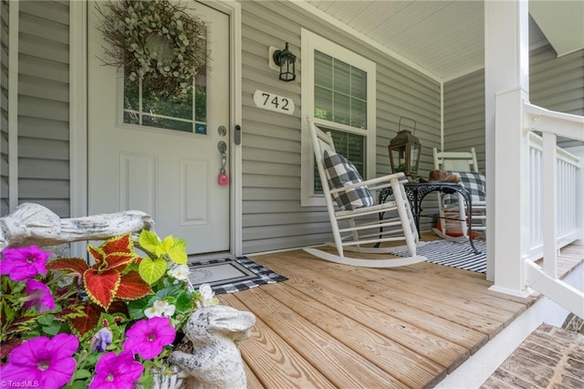 742 Teague Rd, Winston-Salem, NC 27107 - view of exterior entry featuring covered porch