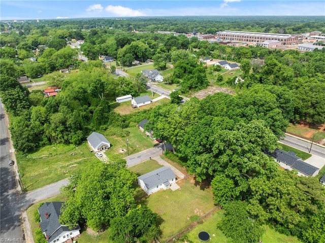 aerial view of property's location