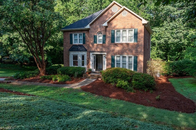 97 Shadylawn Dr, Winston-Salem, NC 27104 - colonial house featuring brick siding and a front yard