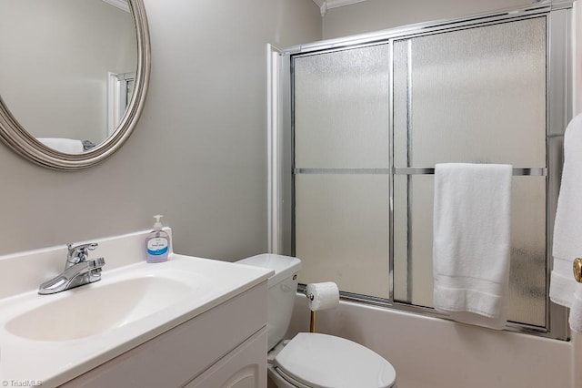 97 Shadylawn Dr, Winston-Salem, NC 27104 - bathroom with vanity and bath / shower combo with glass door