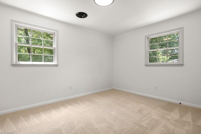 317 Benbow Dr, East Bend, NC 27018 - empty room with light carpet, ornamental molding, and baseboards