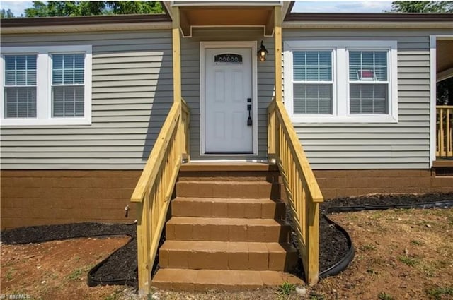 view of entrance to property
