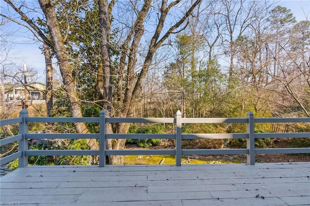 view of deck