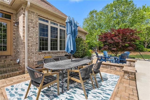 3303 Tanner Ct, Summerfield, NC 27358 - view of patio with outdoor dining area