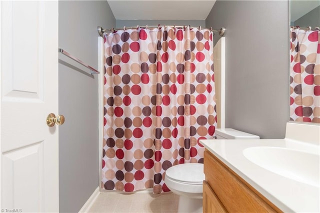 6919 Channel Forest Rd, Belews Creek, NC 27009 - full bathroom featuring vanity and curtained shower