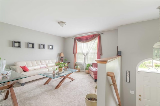 6919 Channel Forest Rd, Belews Creek, NC 27009 - view of carpeted living room