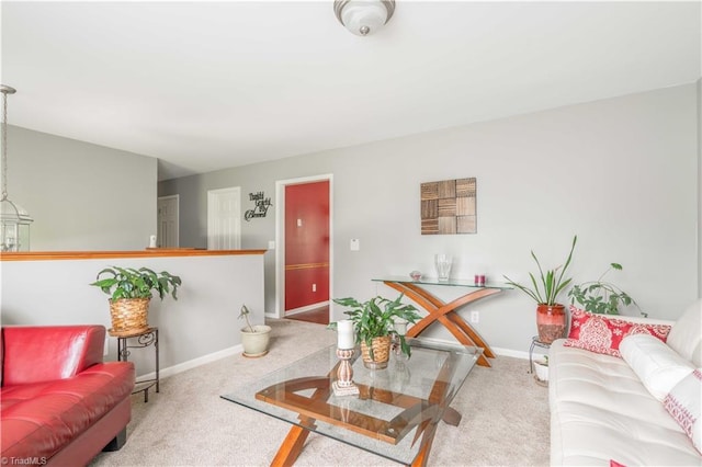 6919 Channel Forest Rd, Belews Creek, NC 27009 - carpeted living room featuring baseboards