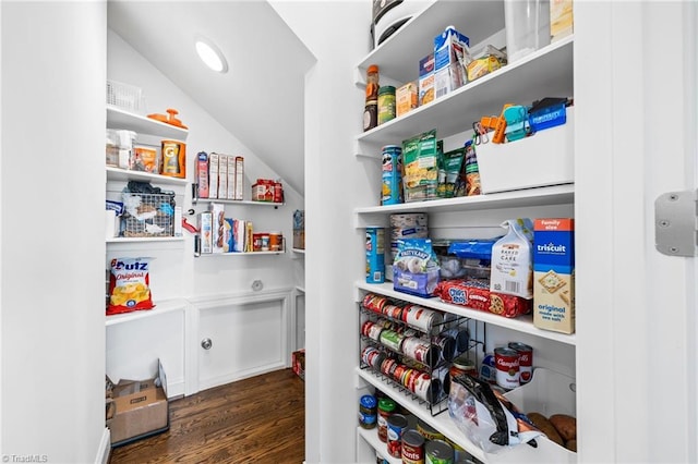view of pantry