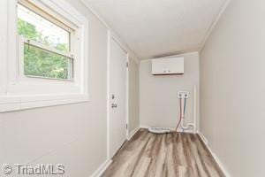 washroom featuring light hardwood / wood-style floors