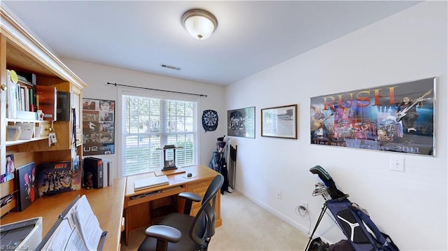 5423 Whitley Way, Greensboro, NC 27407 - office featuring light carpet and baseboards