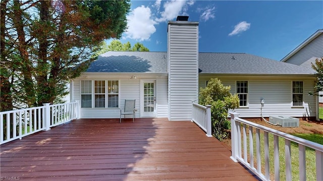 5423 Whitley Way, Greensboro, NC 27407 - view of wooden deck