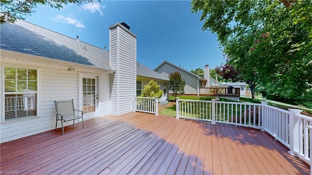 5423 Whitley Way, Greensboro, NC 27407 - view of deck