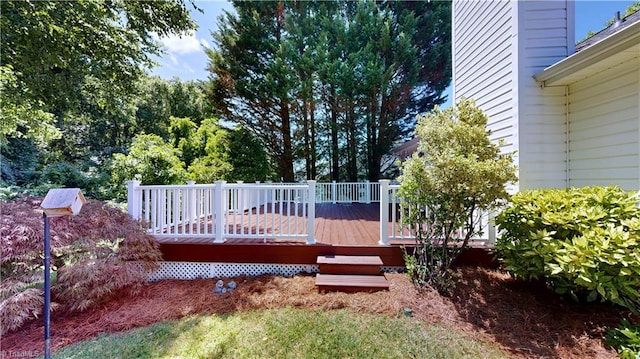 5423 Whitley Way, Greensboro, NC 27407 - view of wooden terrace