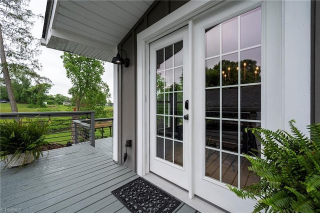 229 Orchard St, Mount Airy, NC 27030 - doorway featuring wood finished floors