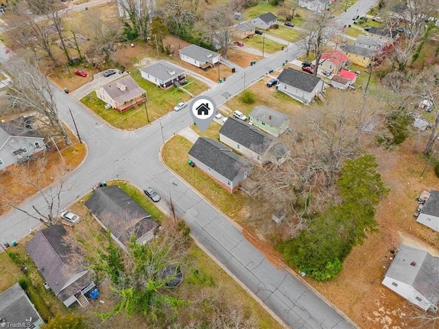 drone / aerial view featuring a residential view