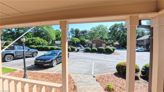 3128 Burke Mill Ct, Winston-Salem, NC 27103 - view of asphalt road with street lights