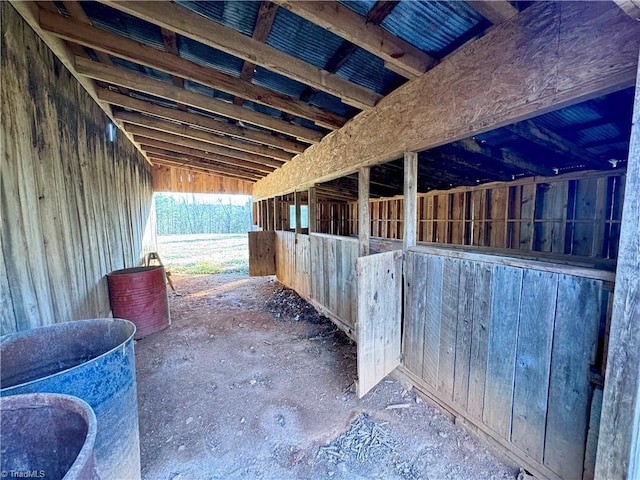 view of stable