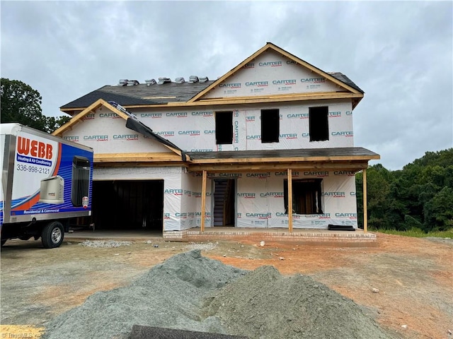 view of property under construction