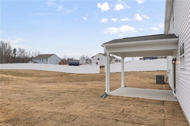 5541 Siler St, Trinity, NC 27370 - view of yard with a patio, fence, and cooling unit