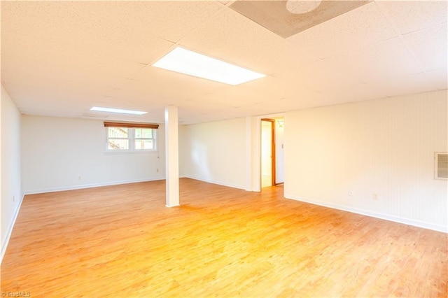 163 Ruth Ct, Winston-Salem, NC 27127 - basement featuring light wood finished floors and baseboards
