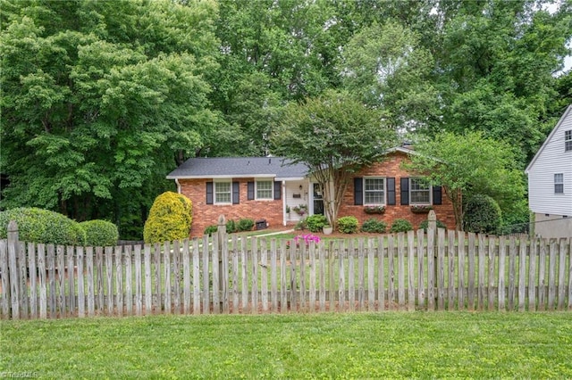 1315 Waybridge Ln, Winston-Salem, NC 27103 - view of front of home with brick siding