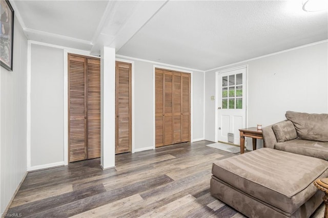 1315 Waybridge Ln, Winston-Salem, NC 27103 - sitting room featuring wood finished floors and crown molding
