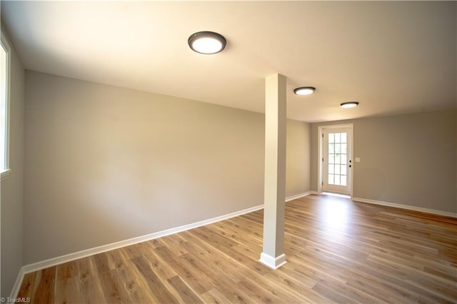 9048 Jefferson Woods Dr, King, NC 27045 - empty room featuring light wood finished floors