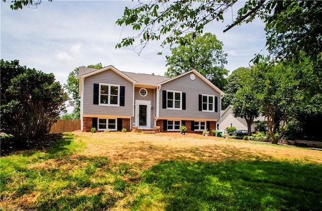 9048 Jefferson Woods Dr, King, NC 27045 - view of front of house with brick siding