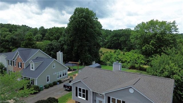 9048 Jefferson Woods Dr, King, NC 27045 - view from above of property featuring a forest