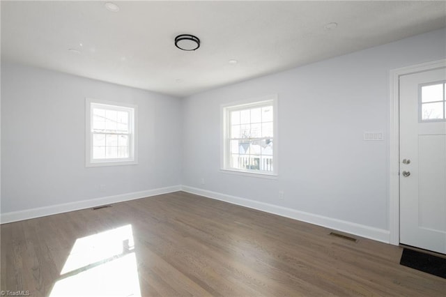 foyer featuring hardwood / wood-style flooring