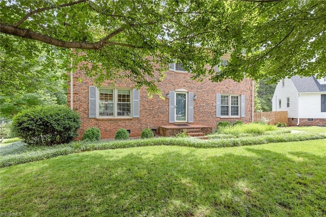 1601 Heraldry Ln, Greensboro, NC 27455 - view of front of home featuring brick siding
