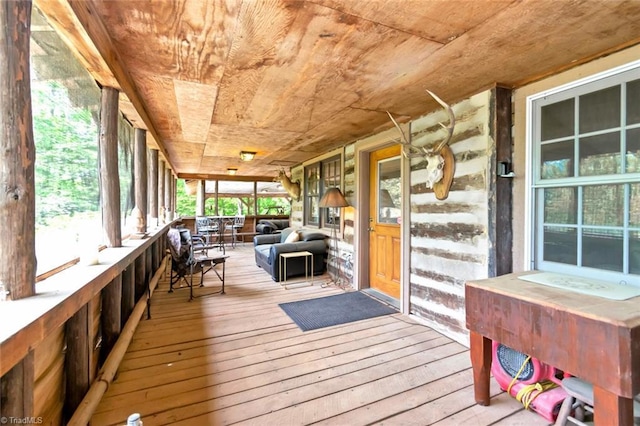 140 Blue Heron Ln, Wilkesboro, NC 28697 - view of sunroom