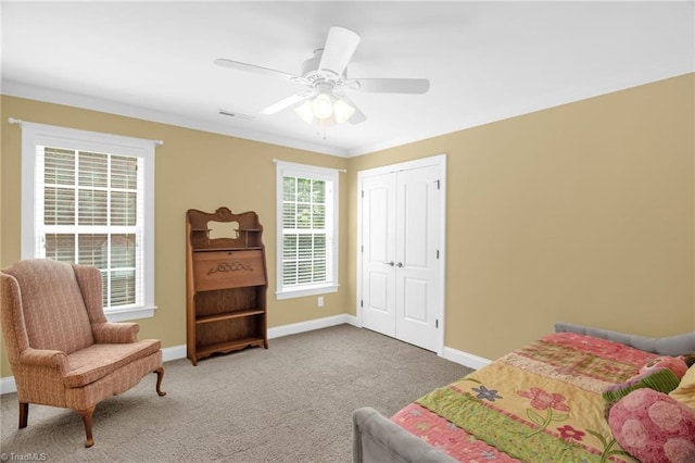 6122 Olde Fields Way, Pfafftown, NC 27040 - bedroom featuring carpet floors, baseboards, and a closet