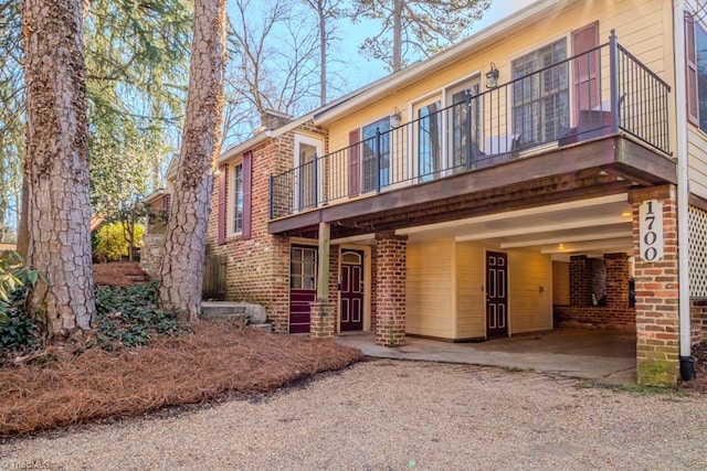 view of front of home