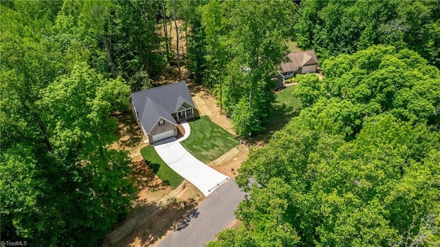 view of subject property