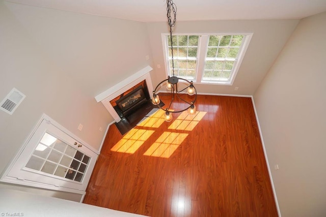 living room featuring hardwood / wood-style floors