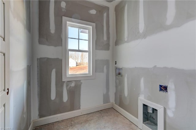 laundry room featuring hookup for a washing machine