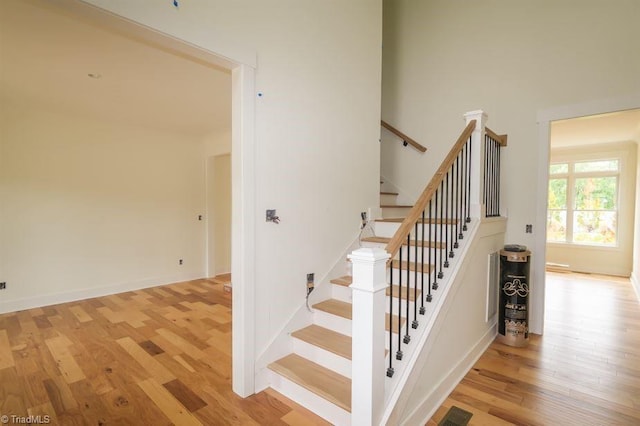 3799 Peony Way, Clemmons, NC 27012 - staircase featuring wood finished floors