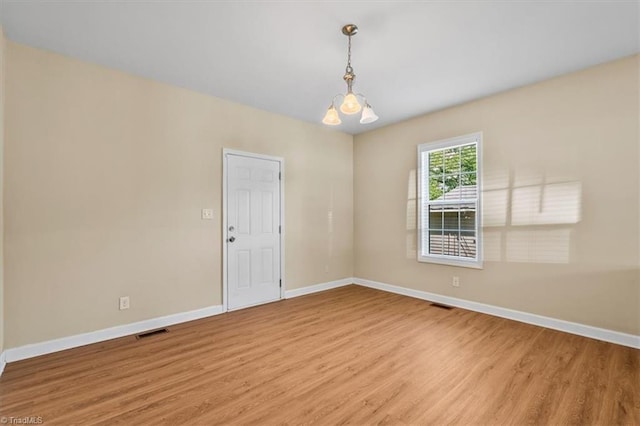 810 Mobile St, High Point, NC 27262 - empty room featuring light wood-style floors and baseboards