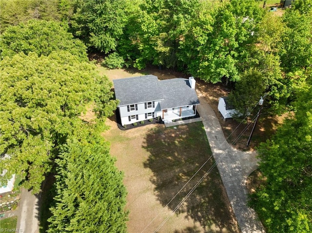 view of subject property