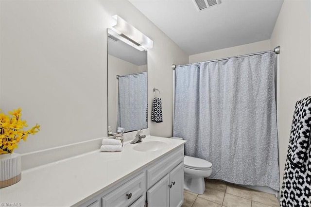 1608 Fox Hollow Rd, Greensboro, NC 27410 - bathroom with vanity and tile patterned floors