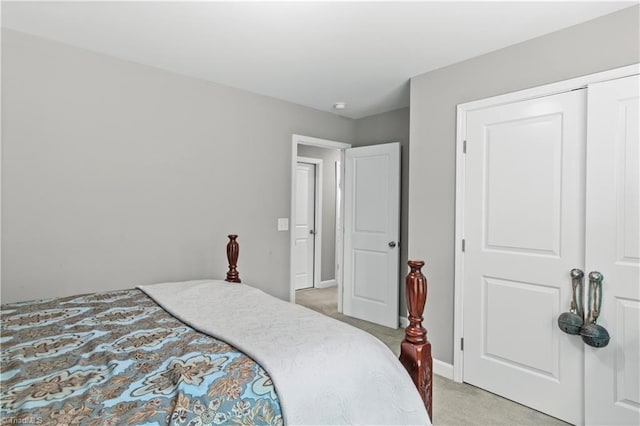 211 Hawks Nest Cir, Clemmons, NC 27012 - bedroom with light carpet and a closet